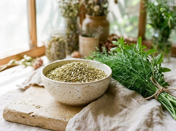 Sweet Fennel Seed (Foeniculum vulgare)